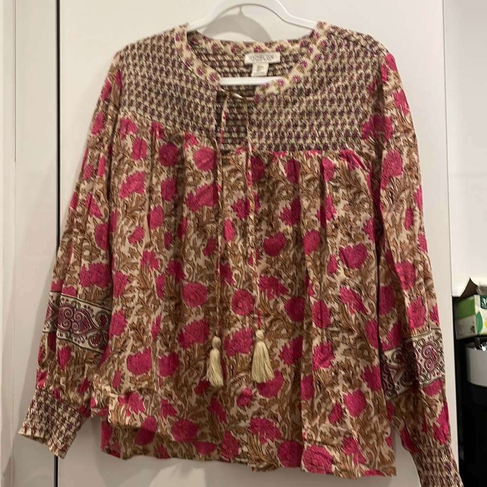 Rachel Zoe Floral Top (Size L)